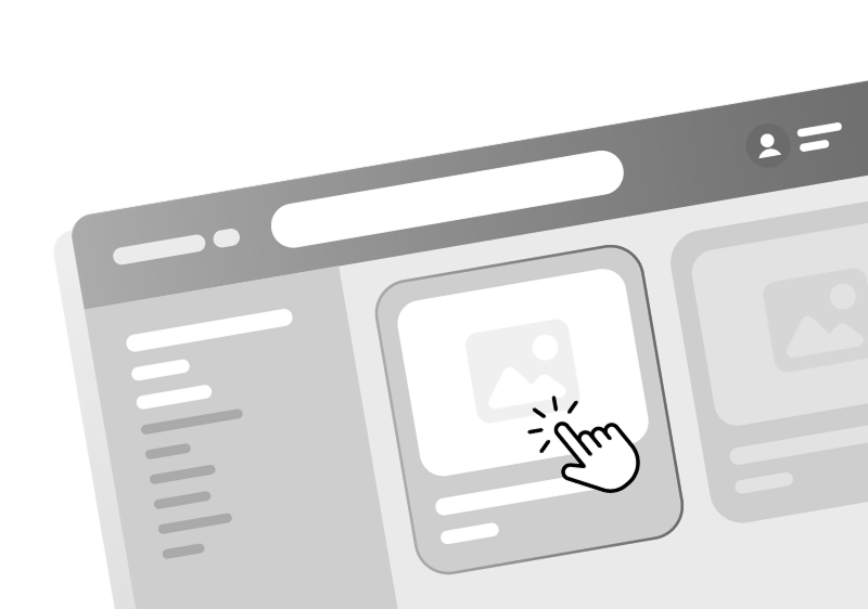 Une interface self-service simple et intuitive